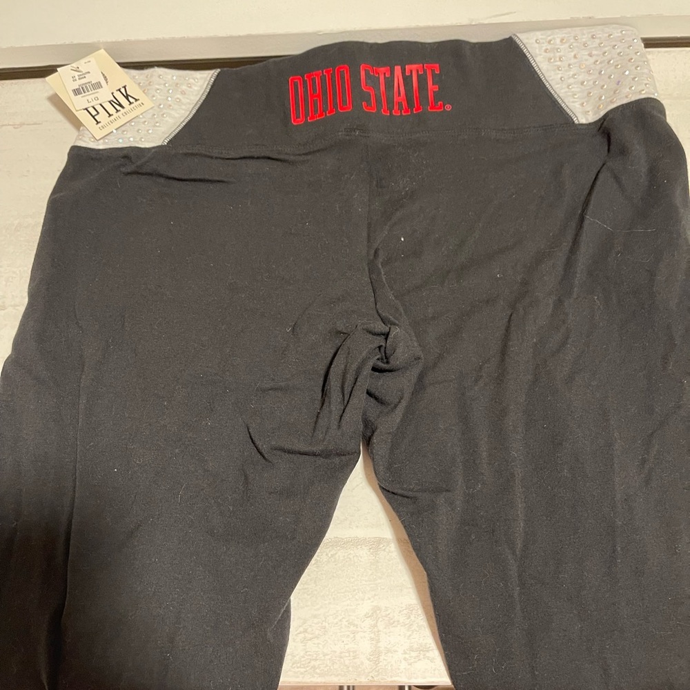 NWT Victorias Secret Pink - Ohio State Leggings (L)